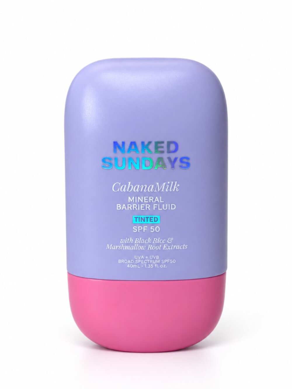 NEW Naked Sundays CabanaMilk Mineral Barrier Fluid SPF 50